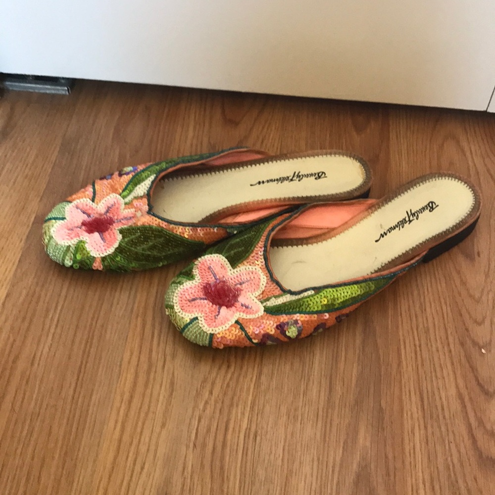 Sparky Glitter Slip Ons, Beverly Feldman Size 9